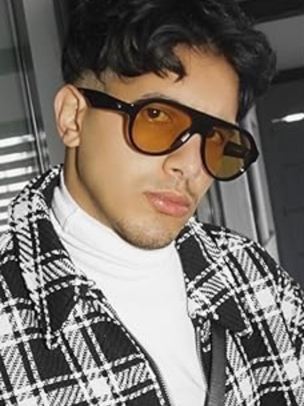 VANLINKER VL9750 Retro Aviator Polarized Sunglasses Brown Vintage 70s Unisex